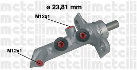 METELLI 05-0485 Главный тормозной цилиндр для RENAULT (Рено) METELLI 05-0485 Главный тормозной цилиндр для RENAULT (Рено)