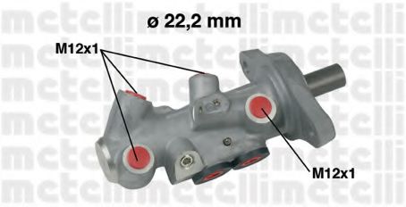 METELLI 05-0611 Главный тормозной цилиндр для VOLKSWAGEN LUPO (Фольксваген Лупо)