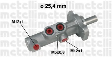 METELLI 05-0425 Главный тормозной цилиндр для NISSAN SILVIA (Ниссан Силvиа) METELLI 05-0425 Главный тормозной цилиндр для NISSAN SILVIA (Ниссан Силvиа)
