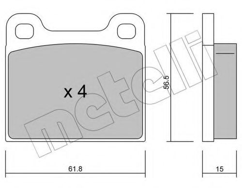 METELLI 22-0003-0 Тормозные колодки для OPEL COMMODORE B (Опель Cоммодорэ б) METELLI 22-0003-0 Тормозные колодки для OPEL COMMODORE B (Опель Cоммодорэ б)
