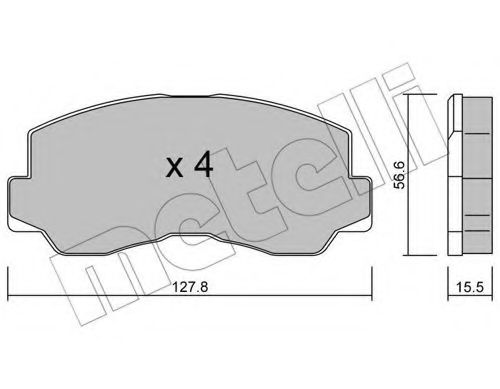 METELLI 22-0112-0 Тормозные колодки для MITSUBISHI GALANT (Митсубиши/митсубиси Галант) METELLI 22-0112-0 Тормозные колодки для MITSUBISHI GALANT (Митсубиши/митсубиси Галант)