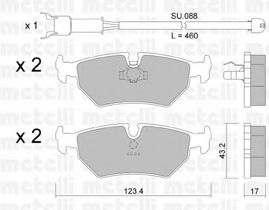 METELLI 22-0178-0K Тормозные колодки для JAGUAR VANDEN PLAS (Ягуар Vандэн плас) METELLI 22-0178-0K Тормозные колодки для JAGUAR VANDEN PLAS (Ягуар Vандэн плас)