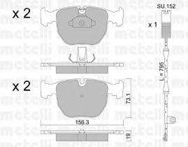 METELLI 22-0559-1K Тормозные колодки для BMW (Бмв) METELLI 22-0559-1K Тормозные колодки для BMW (Бмв)
