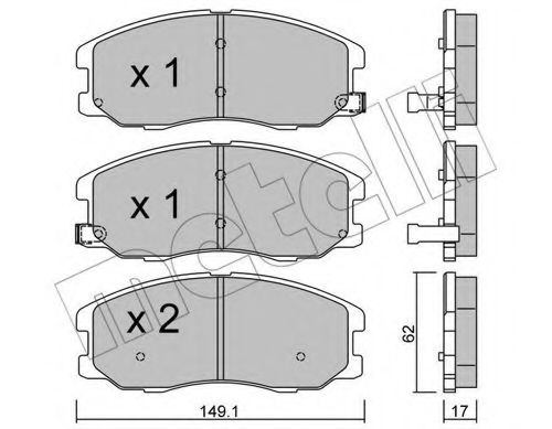 METELLI 22-0778-0 Тормозные колодки для CHEVROLET CAPTIVA (Шевроле Каптива) METELLI 22-0778-0 Тормозные колодки для CHEVROLET CAPTIVA (Шевроле Каптива)