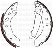 METELLI 53-0119 Тормозные колодоки для FORD ESCORT CLASSIC (Форд Эскорт классик) METELLI 53-0119 Тормозные колодоки для FORD ESCORT CLASSIC (Форд Эскорт классик)