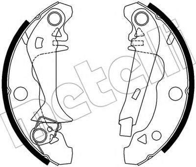 METELLI 53-0339Y Тормозные колодоки для RENAULT LE CAR (Рено Лэ cар) METELLI 53-0339Y Тормозные колодоки для RENAULT LE CAR (Рено Лэ cар)
