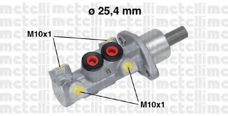 METELLI 05-0604 Главный тормозной цилиндр для VOLKSWAGEN T4 MULTIVAN (Фольксваген Т4 мултиvан) METELLI 05-0604 Главный тормозной цилиндр для VOLKSWAGEN T4 MULTIVAN (Фольксваген Т4 мултиvан)