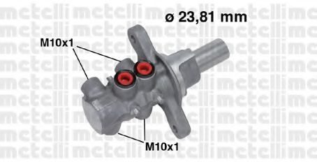 METELLI 05-0678 Главный тормозной цилиндр для FIAT (Фиат) METELLI 05-0678 Главный тормозной цилиндр для FIAT (Фиат)