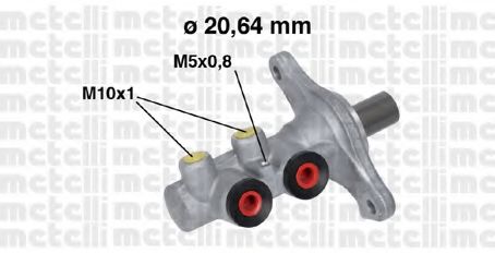METELLI 05-0682 Главный тормозной цилиндр для FIAT 500 C (Фиат 500 c) METELLI 05-0682 Главный тормозной цилиндр для FIAT 500 C (Фиат 500 c)