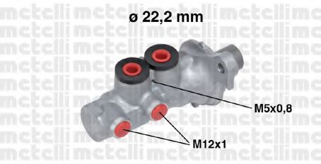 METELLI 05-0693 Главный тормозной цилиндр для PEUGEOT 207 (Пежо 207) METELLI 05-0693 Главный тормозной цилиндр для PEUGEOT 207 (Пежо 207)