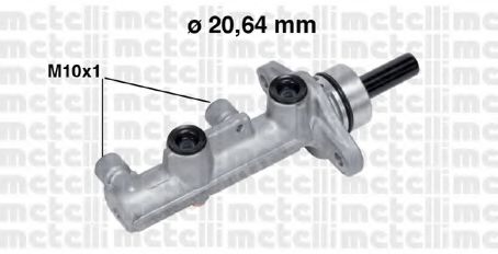 METELLI 05-0710 Главный тормозной цилиндр для TOYOTA VITZ (Тойота/тоета Vитз) METELLI 05-0710 Главный тормозной цилиндр для TOYOTA VITZ (Тойота/тоета Vитз)