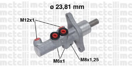 METELLI 05-0719 Главный тормозной цилиндр для VOLKSWAGEN BORA / JETTA V (1K5), GOLF V Variant (1K5), JETTA V (1K5), VENTO V (1K5) 1.4 TSI METELLI 05-0719 Главный тормозной цилиндр для VOLKSWAGEN BORA / JETTA V (1K5), GOLF V Variant (1K5), JETTA V (1K5), VENTO V (1K5) 1.4 TSI