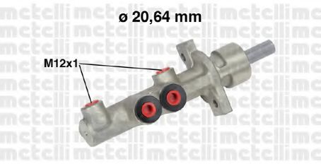 METELLI 05-0741 Главный тормозной цилиндр для VOLKSWAGEN (Фольксваген) METELLI 05-0741 Главный тормозной цилиндр для VOLKSWAGEN (Фольксваген)