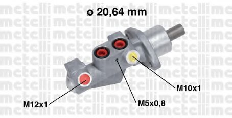 METELLI 05-0750 Главный тормозной цилиндр для RENAULT (Рено) METELLI 05-0750 Главный тормозной цилиндр для RENAULT (Рено)