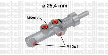 METELLI 05-0752 Главный тормозной цилиндр для VOLKSWAGEN (Фольксваген) METELLI 05-0752 Главный тормозной цилиндр для VOLKSWAGEN (Фольксваген)