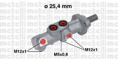 METELLI 05-0756 Главный тормозной цилиндр для NISSAN SILVIA (Ниссан Силvиа) METELLI 05-0756 Главный тормозной цилиндр для NISSAN SILVIA (Ниссан Силvиа)