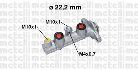 METELLI 05-0765 Главный тормозной цилиндр для TOYOTA RAV 4 I (Тойота/тоета Рав 4 1) METELLI 05-0765 Главный тормозной цилиндр для TOYOTA RAV 4 I (Тойота/тоета Рав 4 1)