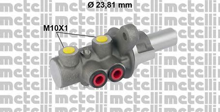 METELLI 05-0778 Главный тормозной цилиндр для FIAT DOBLO (Фиат Добло) METELLI 05-0778 Главный тормозной цилиндр для FIAT DOBLO (Фиат Добло)