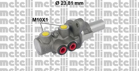 METELLI 05-0780 Главный тормозной цилиндр для FIAT DOBLO (Фиат Добло) METELLI 05-0780 Главный тормозной цилиндр для FIAT DOBLO (Фиат Добло)