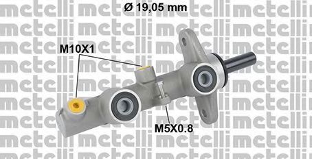 METELLI 05-0813 Главный тормозной цилиндр для HONDA CIVIC VIII (Хонда Цивик 8) METELLI 05-0813 Главный тормозной цилиндр для HONDA CIVIC VIII (Хонда Цивик 8)