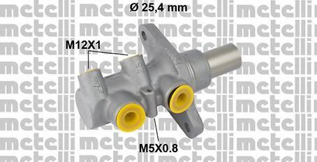 METELLI 05-0826 Главный тормозной цилиндр для MAZDA 3 (Мазда 3) METELLI 05-0826 Главный тормозной цилиндр для MAZDA 3 (Мазда 3)
