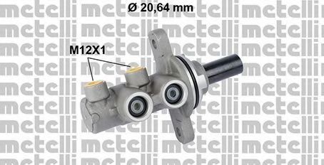 METELLI 05-0829 Главный тормозной цилиндр для TOYOTA IST (Тойота/тоета Ист) METELLI 05-0829 Главный тормозной цилиндр для TOYOTA IST (Тойота/тоета Ист)