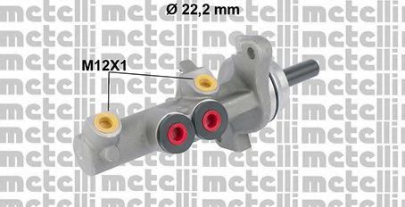 METELLI 05-0833 Главный тормозной цилиндр для VOLKSWAGEN JETTA IV (Фольксваген Джетта 4) METELLI 05-0833 Главный тормозной цилиндр для VOLKSWAGEN JETTA IV (Фольксваген Джетта 4)