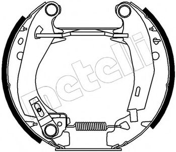 METELLI 51-0011 Тормозные колодоки для RENAULT ALLIANCE (Рено Аллианcэ) METELLI 51-0011 Тормозные колодоки для RENAULT ALLIANCE (Рено Аллианcэ)