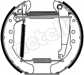 METELLI 51-0131 Тормозные колодоки для VOLKSWAGEN CADDY I (Фольксваген Cаддъ и) METELLI 51-0131 Тормозные колодоки для VOLKSWAGEN CADDY I (Фольксваген Cаддъ и)