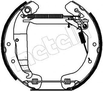 METELLI 51-0177 Тормозные колодоки для OPEL ASTRA H HATCH (Опель Астра н хэтчбек) METELLI 51-0177 Тормозные колодоки для OPEL ASTRA H HATCH (Опель Астра н хэтчбек)