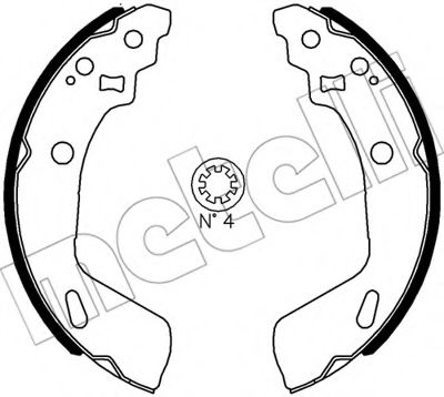 METELLI 53-0633 Тормозные колодоки для SUZUKI SWIFT IV (Сузуки Свифт 4) METELLI 53-0633 Тормозные колодоки для SUZUKI SWIFT IV (Сузуки Свифт 4)