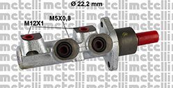 METELLI 05-0505 Главный тормозной цилиндр для FIAT STILO (Фиат Стило) METELLI 05-0505 Главный тормозной цилиндр для FIAT STILO (Фиат Стило)