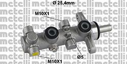 METELLI 05-0802 Главный тормозной цилиндр для MAZDA (Мазда) METELLI 05-0802 Главный тормозной цилиндр для MAZDA (Мазда)