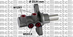 METELLI 05-0873 Главный тормозной цилиндр для RENAULT (Рено) METELLI 05-0873 Главный тормозной цилиндр для RENAULT (Рено)