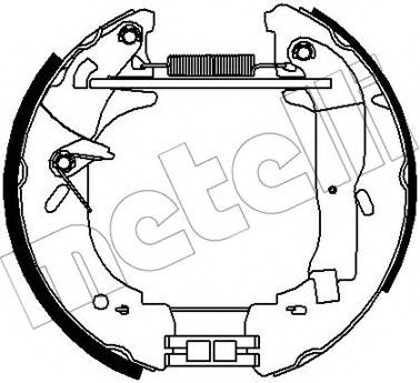 METELLI 51-0302 Тормозные колодоки 