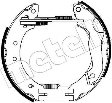 METELLI 51-0317 Тормозные колодоки для FORD ORION II (Форд Орион 2) METELLI 51-0317 Тормозные колодоки для FORD ORION II (Форд Орион 2)