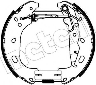 METELLI 51-0333 Тормозные колодоки для OPEL ASTRA H HATCH (Опель Астра н хэтчбек) METELLI 51-0333 Тормозные колодоки для OPEL ASTRA H HATCH (Опель Астра н хэтчбек)