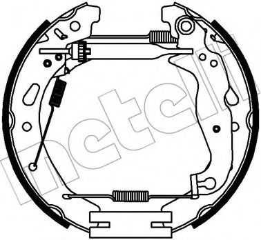 METELLI 51-0344 Тормозные колодоки 