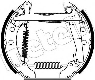 METELLI 51-0366 Тормозные колодоки для VOLKSWAGEN CADDY I (Фольксваген Cаддъ и) METELLI 51-0366 Тормозные колодоки для VOLKSWAGEN CADDY I (Фольксваген Cаддъ и)