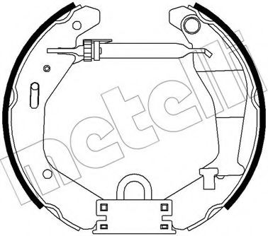 METELLI 51-0450 Тормозные колодоки 