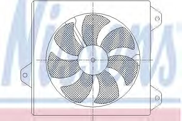 NISSENS 85099 Вентилятор, охлаждение двигателя для TOYOTA CAMRY SOLARA (Тойота/тоета Камри солара) NISSENS 85099 Вентилятор, охлаждение двигателя для TOYOTA CAMRY SOLARA (Тойота/тоета Камри солара)