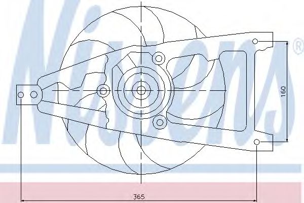 NISSENS 85136 Вентилятор, охлаждение двигателя для FIAT CINQUECENTO (Фиат Cинqуэcэнто) NISSENS 85136 Вентилятор, охлаждение двигателя для FIAT CINQUECENTO (Фиат Cинqуэcэнто)