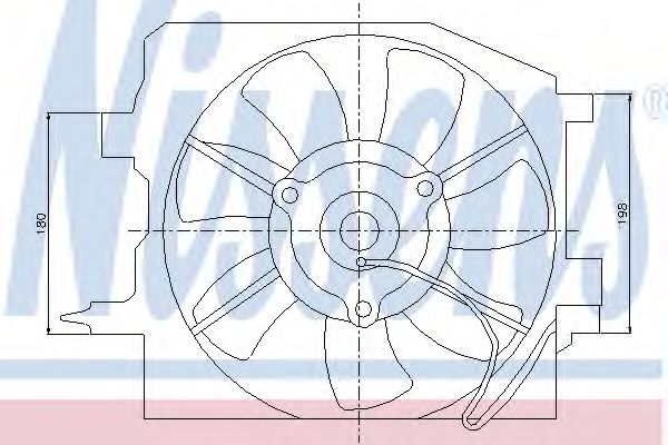 NISSENS 85225 Вентилятор, охлаждение двигателя для MAZDA 323 F/P VI (Мазда 323 ф/п vи) NISSENS 85225 Вентилятор, охлаждение двигателя для MAZDA 323 F/P VI (Мазда 323 ф/п vи)