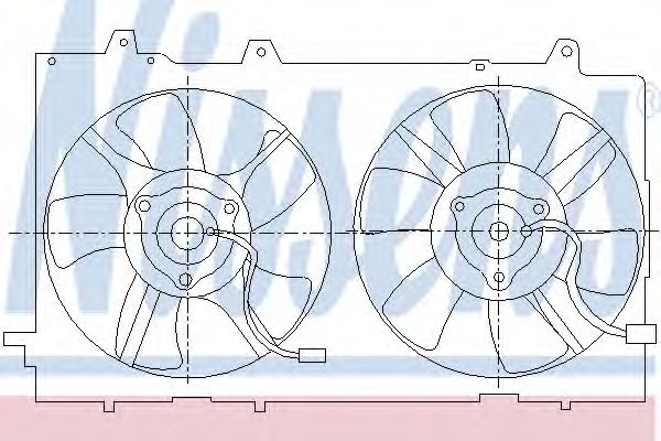 NISSENS 85286 Вентилятор, охлаждение двигателя для SUBARU FORESTER (Субару Форестер) NISSENS 85286 Вентилятор, охлаждение двигателя для SUBARU FORESTER (Субару Форестер)