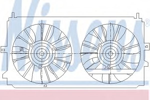 NISSENS 85400 Вентилятор, охлаждение двигателя для CHEVROLET IMPALA (Шевроле Импала) NISSENS 85400 Вентилятор, охлаждение двигателя для CHEVROLET IMPALA (Шевроле Импала)