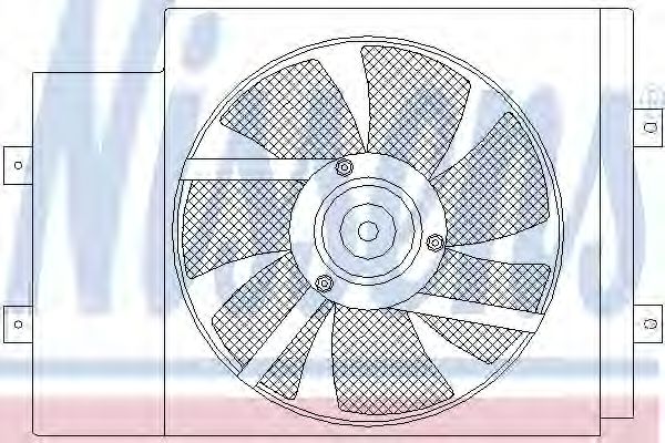 NISSENS 85594 Вентилятор, охлаждение двигателя для NISSAN (Ниссан) NISSENS 85594 Вентилятор, охлаждение двигателя для NISSAN (Ниссан)