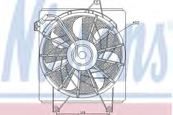 NISSENS 85622 Вентилятор, охлаждение двигателя для HYUNDAI (Хендай) NISSENS 85622 Вентилятор, охлаждение двигателя для HYUNDAI (Хендай)