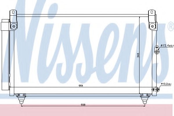 NISSENS 940191 Конденсатор, кондиционер для LEXUS IS CROSS (Лексус Ис крос) NISSENS 940191 Конденсатор, кондиционер для LEXUS IS CROSS (Лексус Ис крос)