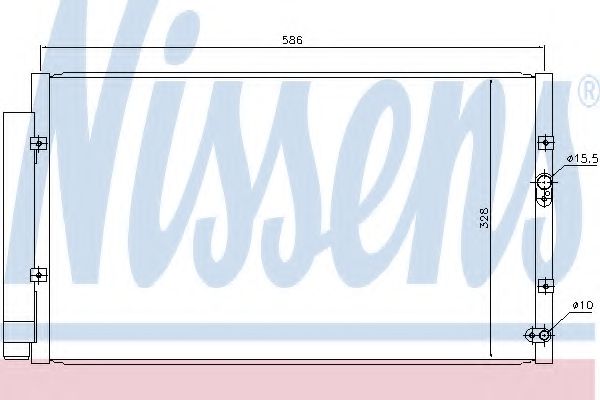 NISSENS 940366 Конденсатор, кондиционер для TOYOTA GT 86 (Тойота/тоета Гт 86) NISSENS 940366 Конденсатор, кондиционер для TOYOTA GT 86 (Тойота/тоета Гт 86)