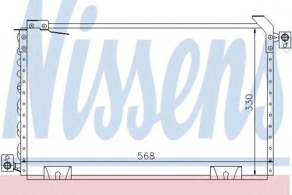 NISSENS 94181 Конденсатор, кондиционер для TOYOTA CELICA (Тойота/тоета Cэлиcа) NISSENS 94181 Конденсатор, кондиционер для TOYOTA CELICA (Тойота/тоета Cэлиcа)